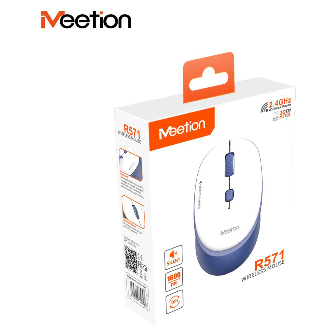 MeeTion R571 Silent Wireless Mouse – 2.4GHz, Ergonomic, Mute Buttons Price in Jordan MeeTion R571 Silent Wireless Mouse – 2.4GHz, Ergonomic, Mute Buttons - Buy Online in Jordan | OfficeJo