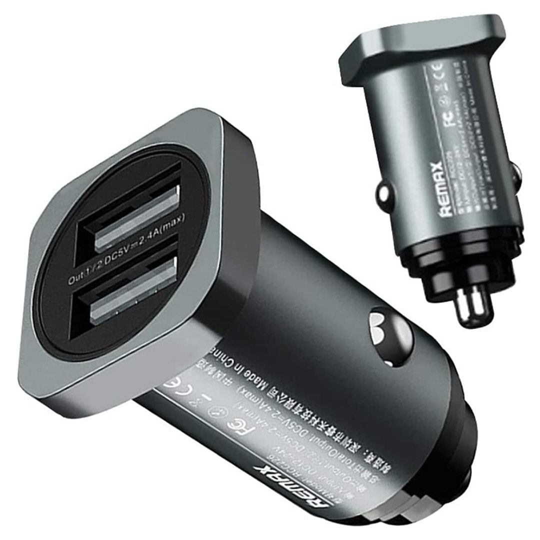 Remax Car Charger – Dual Port, 5V/2.4A Output, DC 12-24V Input Price in Jordan Remax Car Charger – Dual Port, 5V/2.4A Output, DC 12-24V Input - Buy Online in Jordan | OfficeJo