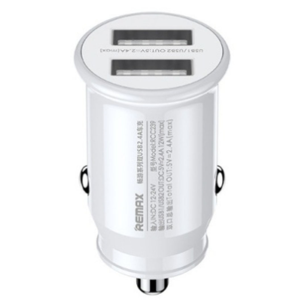 Remax Car Charger 2 USB Ports – 2.4A, 12W, 12V-24V Input Price in Jordan Remax Car Charger 2 USB Ports – 2.4A, 12W, 12V-24V Input - Buy Online in Jordan | OfficeJo