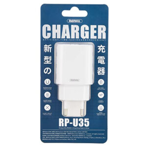 Remax RP-U35 Simple Series Dual USB Adapter EU – White - Buy Online in Jordan | OfficeJo