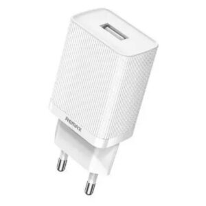 Remax RP-U42 Single USB Wall Charger – 2.1A Output, EU Plug, 100-240V - Buy Online in Jordan | OfficeJo