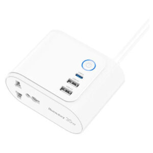 Huntkey Charge Pub A35 Desktop Charger – 35W USB-C, Dual USB-A, UK Plug, 1.8M Cord - Buy Online in Jordan | OfficeJo